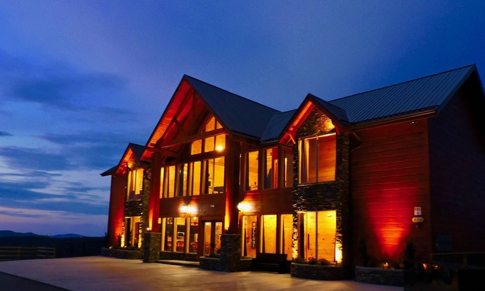 Chalet Village Cabin | Mansion In The Sky: Luxe Retreat with Breathtaking Views Over Downtown Gatlinburg!