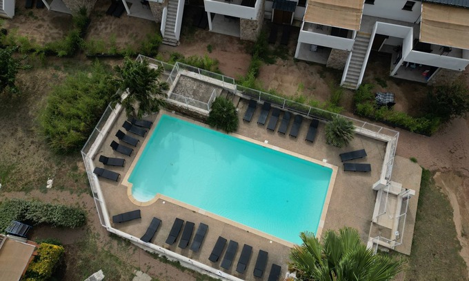 Pinarellu Apartment | Marina N°3 for 4 people, swimming pool, 800 m from the beach