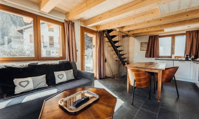 Chamonix City Centre Ski Chalet | Marius - Chalet 1CH Jardin Garage Balcons 5mncentre