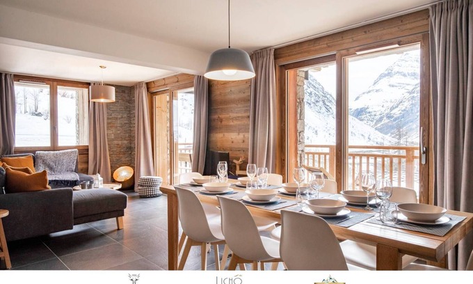 Bonneval-sur-Arc Apartment | Marmotte 104 - Bright apartment up to 8/9 guests in front of the chairlift