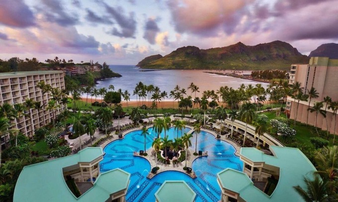 Nawiliwili Villa | Marriott Kauai Beach Club 1 bed 2 bath Villa, Family Friendly Oceanfront Resort