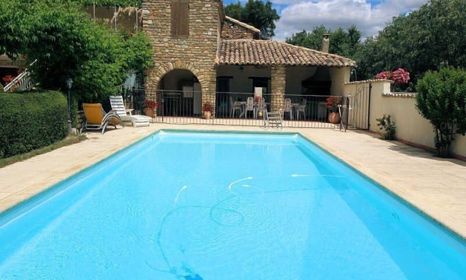 Saint-Marcellin-les-Vaison House | Mas with character overlooking Vaison-la-Romaine, private, fenced swimming pool.