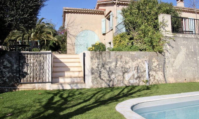 Biot House | Mas Provençal with sea view!