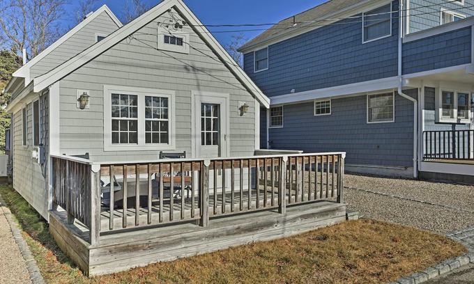 Popponesset House | Mashpee Home Steps to Popponesset Beach!