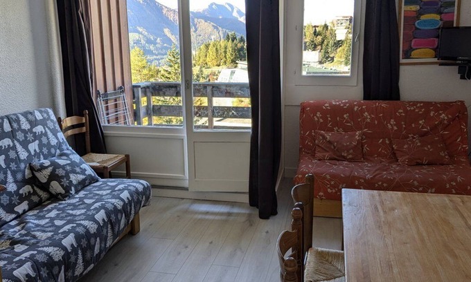 Orcieres-Merlette Apartment | Maxi studio 6 pers. n° 44 A le rond point des pistes 1 center station