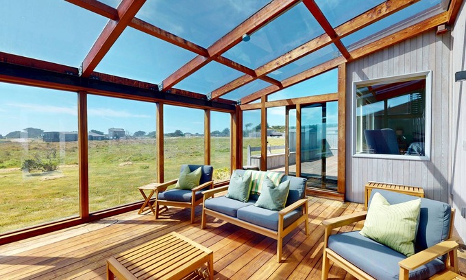 Sea Ranch House | Meadow home with sunroom, ocean view, shared pools & tennis courts - dogs OK