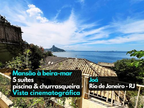 Joatinga House | Mega casa 5 suítes, vista pro mar, piscina e churrasqueira Joá Barra RJ