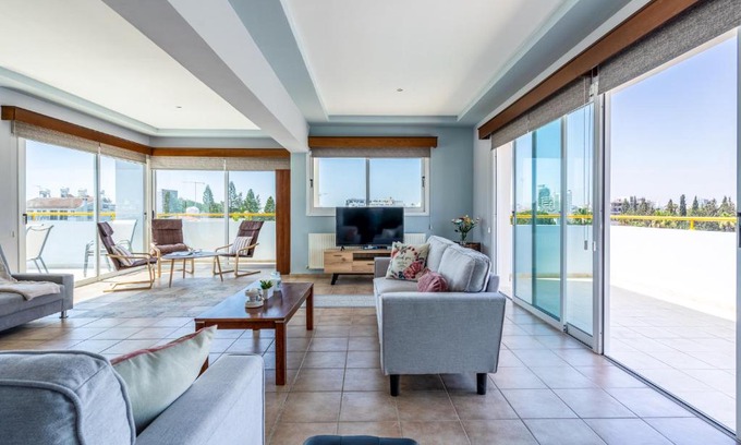 Larnaca Apartment | Melograno 3-BR Apt w/Terrace in Larnaca