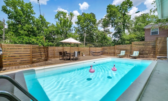 Tallahassee House | Midtown on 7th Ave - Private Pool - Walk to restaurants & shops - FSU 2 miles