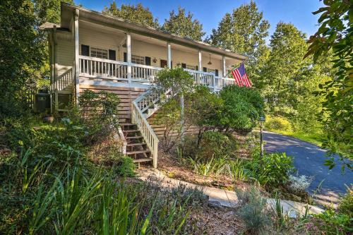 Mills River House | Mills River Hideaway with Front Porch and Mtn Views!