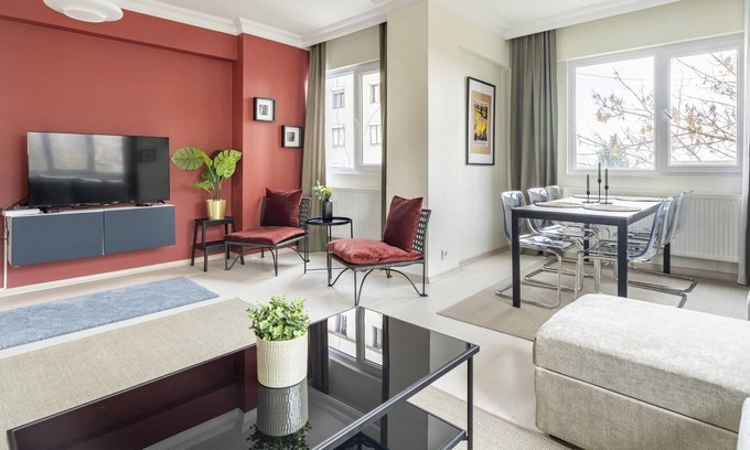 Bostanci Apartment | Missafir Modern Flat with Balcony on Bagdat Street