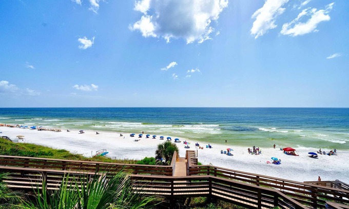 Seacrest Condo | Mistral 12- Beachfront Unit with Great Views in desired location of 30A.