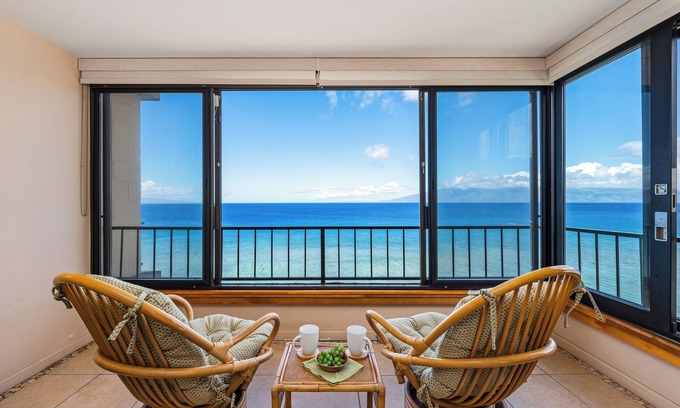Honokowai Condo | MK 808 Kaanapali Beach OceanFront Condo w Ocean Views