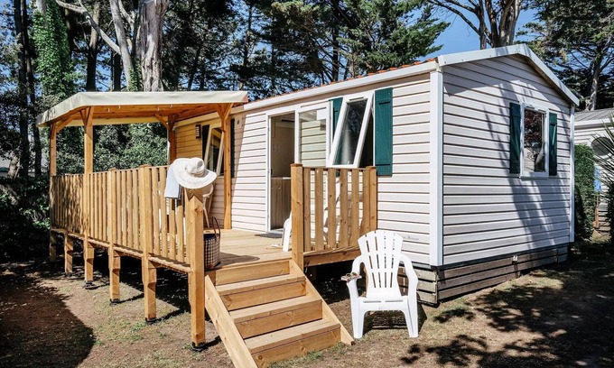 Carnac House | Mobil-home | Classic XL | 2 Ch. | 4/6 pers. | Elevated terrace | A/C
