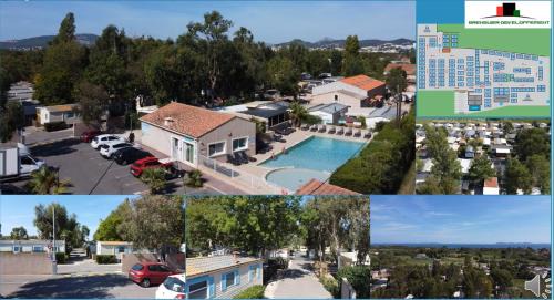 Hyeres Other | MOBIL HOME GLAMPING CONFORT D'UN HOTEL SANS LES CONTRAINTES PISCINE PROMOTION SEPTEMBRE 3 CHAMBRES - 2 SdB -climatisé - 300m de la mer - piscine - parking -
