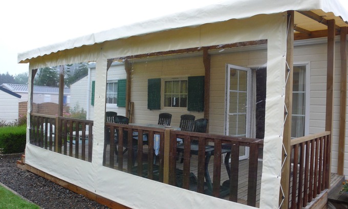 Tregastel House | mobile home in residential leisure park located 150 meters from the sea,