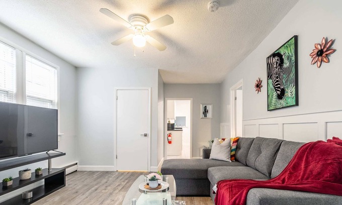 Kirkendall North Apartment | Modern 2BR Home - Central Hamilton!