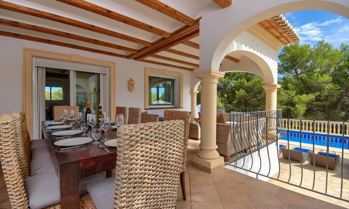 Cap de la Nau Villa | Modern and comfortable villa in Javea, on the Costa Blanca, Spain with private pool for 10 persons