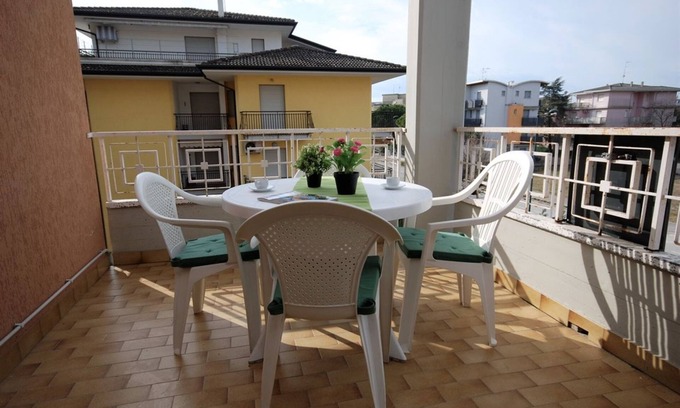 Lignano Riviera Apartment | Modern apartment in a resort-style residence with pool