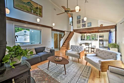Margaretville House | Modern Catskills Reprieve with Hot Tub and Mtn Views!