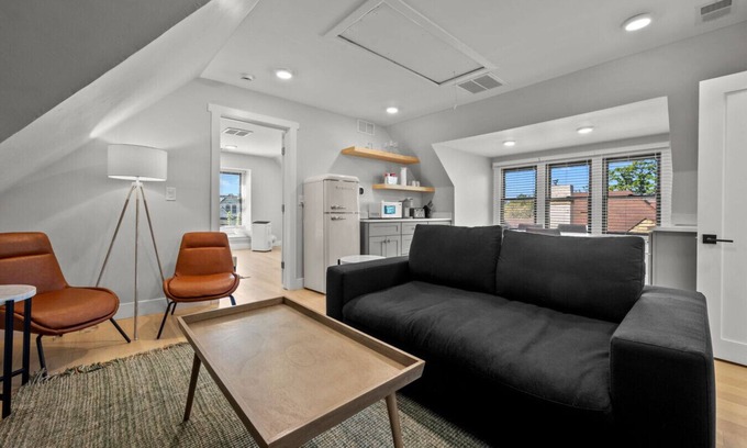 Speer Apartment | Modern Comfort Meets Historic Charm with Parking & Dog-Friendly