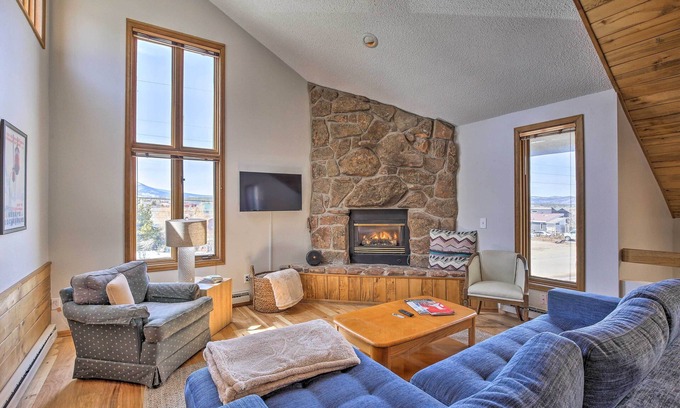Fraser Condo | Modern Condo w/Balcony & BBQ, 6 Mi to Winter Park