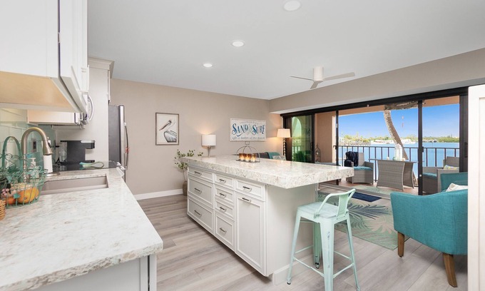 Englewood Condo | Modern condo with waterview "Sand & Surf"