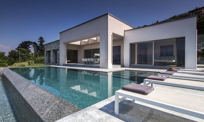 Stresa Villa | Modern Designer Villa With Pool And Magnificent Lake Views! - Villa Camilla
