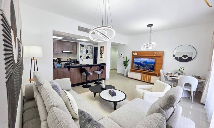 Abu Dhabi Apartment | Modern Escape | 1BR Home in Al Reef Downtown