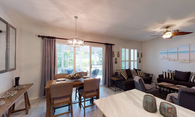 Ko Olina Condo | Modern, Highly Upgraded 2 Bed, 2 Bath Ground Floor Condo in Coconut Plantation at Ko Olina