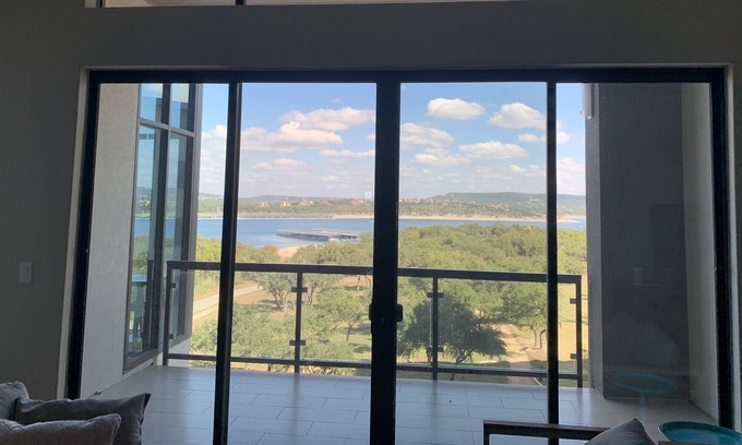 Emerald Point Condo | Modern Hill Country Oasis with panoramic views of Lake Travis