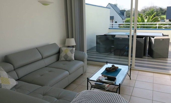 Tregastel House | Modern House with South-Facing Garden & Terrace, 350m from Sea, Trégastel