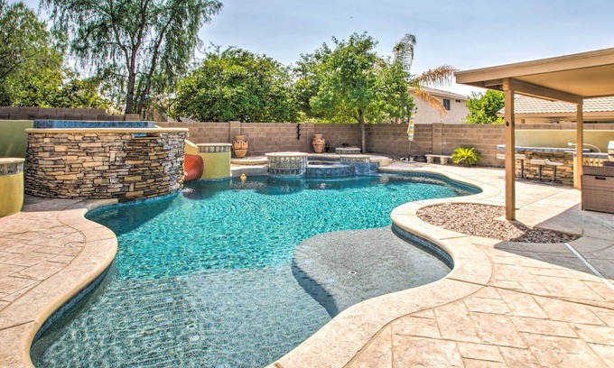 Desert View Village House | Modern Phoenix Haven w/ Private Pool & Patio!