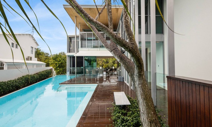 Noosaville House | Modern Riverview Escape with Private Pool