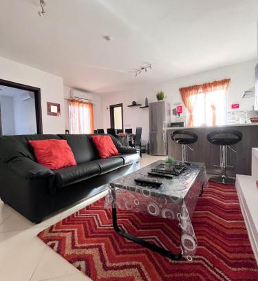 Luqa Apartment | Modern Spacious 2BD Penthouse with 2 Terraces - Close to Luqa Airport