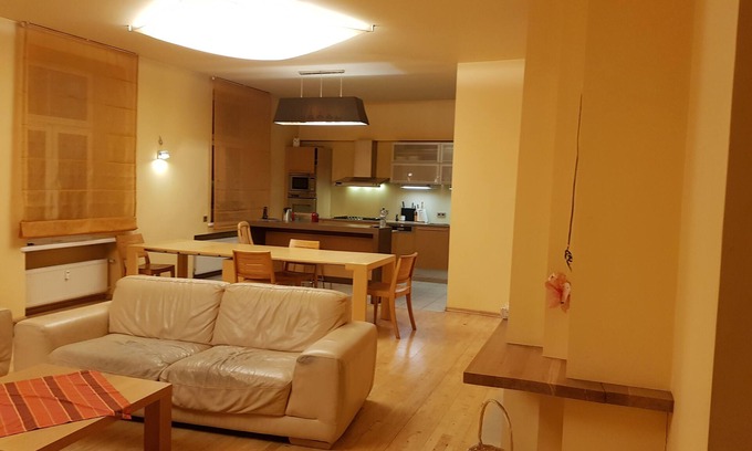 Centrs Apartment | Modern & Spacious: Your Family-Friendly Central Riga Haven!
