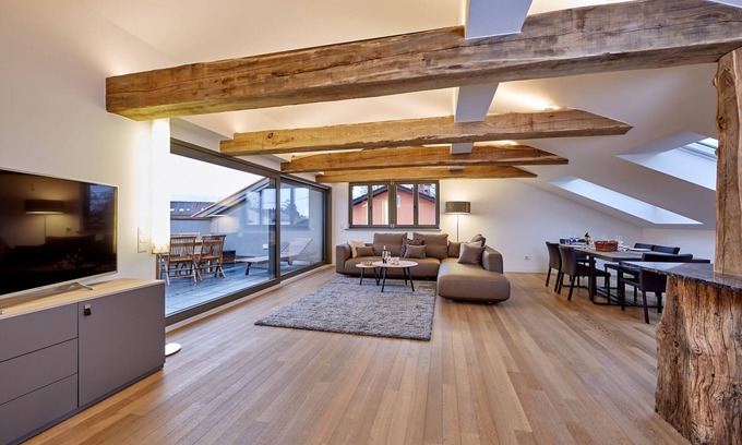 Murnau am Staffelsee Apartment | Modern with the flair of d. Tradition - PENTHOUSE- 86sqm - 2 pers. ROOF TERRACE