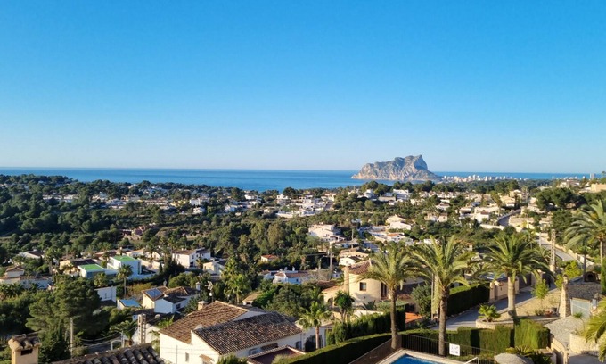 Benimeit House | Modernly furnished, spacious property in Moraira with breathtaking sea views