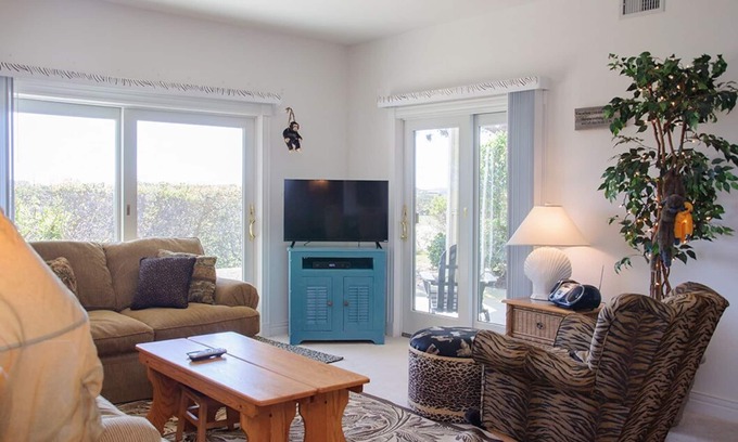Corolla Condo | Monkey Business: Ground Floor Condo, Close to Community Pool