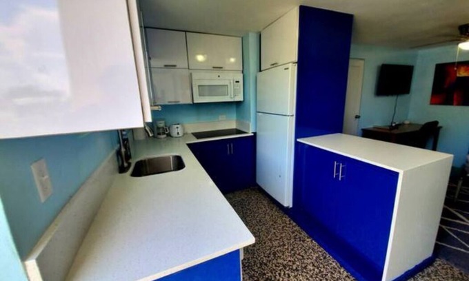 San Juan Apartment | Monthly Stays-Simple & Comfy 1BR, Walk to Beach- UNIT 6