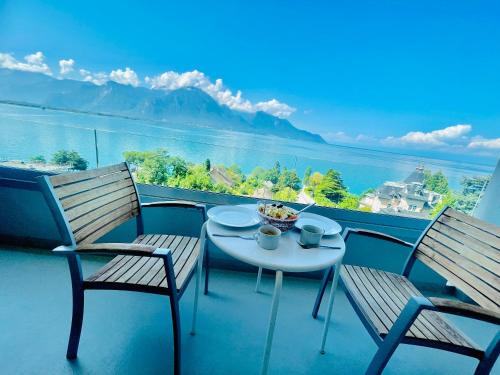 Montreux City Centre Apartment | Montreux City Center with Lake View and direct lake access