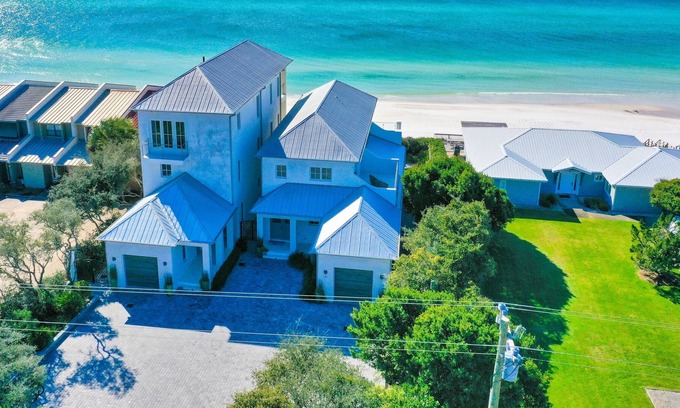 Seacrest Villa | Moonshadow & Stargazy - Gorgeous 10-Bedroom Gulf Front Masterpiece on 30A!!