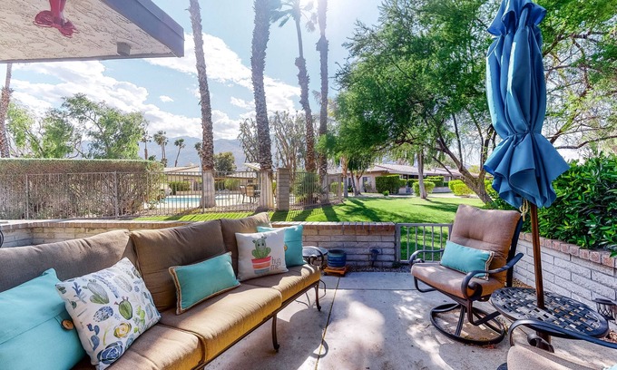 Sunrise Vista Chino Apartment | Mountain-view condo in lovely gated community with pools, and tennis