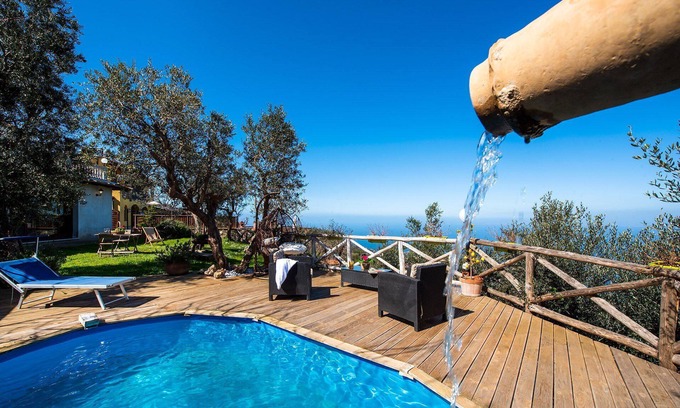 Priora Villa | My Rental Homes - Villa Pandora in Sorrento coast with pool and sea view