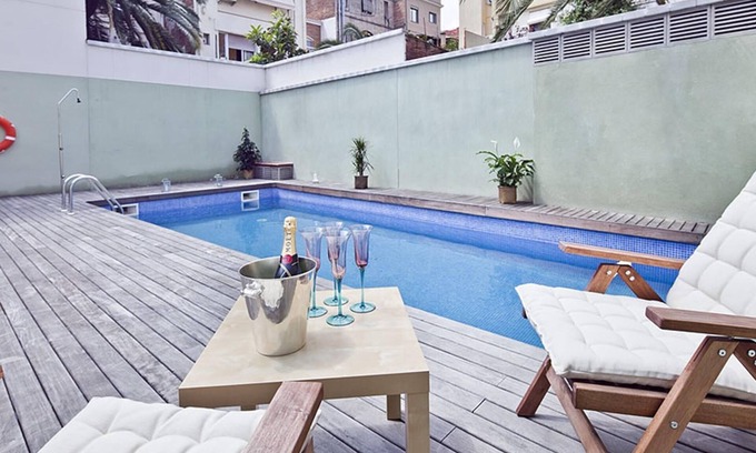la Vila de Gracia Apartment | My Space Barcelona Duplex with pool and terrace in the center for families 6pax