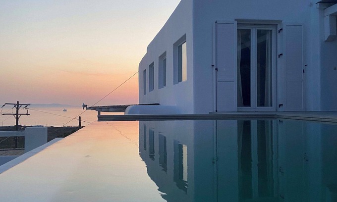 Agios Stefanos Villa | Mykonian Luxury Villa Azure w Sea View and Pool