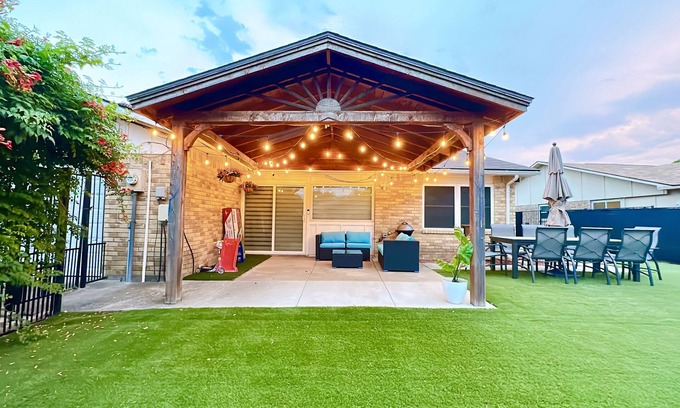 Plano House | Near Highways, Family Friendly, Foosball, Grill, Garage, Dart, Tesla Charger