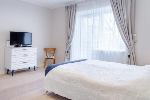 Birstonas Apartment | Near park apartment with balcony