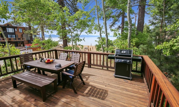 Kings Beach Condo | Nearly ON the Beach, Lake/Mountain Views-Whitecaps Lakefront Lookout