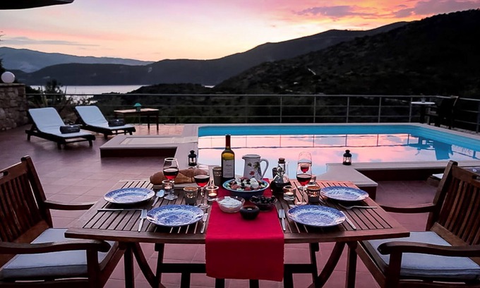 Vathy Villa | Neritos House - Two Bedroom Villa, Sleeps 4
